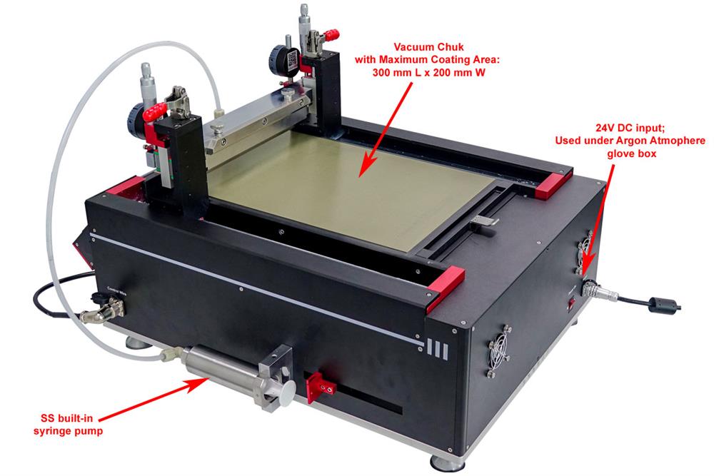 Slot Die Sheet Coater w/ Vacuum Chuck (W200XL300 mm) and Optional Heating - MSK-AFA-PD200 - Thasar Store