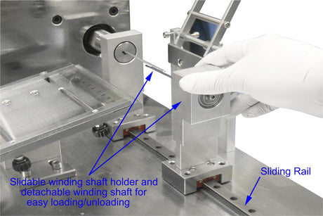 Manual Winding Machine for Electrodes of Cylinder or Prismatic Cell - MSK-112A-C - Thasar Store