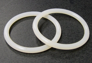 High Temperature Silicone Rubber O-ring (1 pair) for 40 - 42 mm Dia Alumina or Quartz Tube - EQ-SOR-40 - Thasar Store