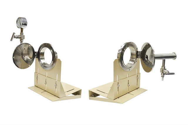 Hinged Vacuum Sealing Assembly with Flange Support for 101 mm dia Tube Furnace - EQ-FL-101KF25-HG - Thasar Store