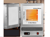 1200oC Economic Box Furnace (6"x 6"x5" , 3 liter, 110V) with Programmable Controller- KSL-1200X-JS - Thasar Store