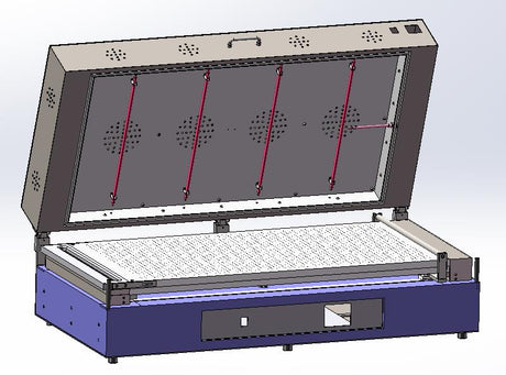 350 mm Width Tape Casting Sheet Coater (14Wx40L) w/ 120°C Vac. Bed & Doctor Blade-MSK-AFA-L1000 - Thasar Store