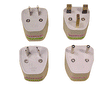 One sets of AC-AC Power Plug Adaptors For worldwide Power Connection - EQ-Acapt-Allin1 - Thasar Store