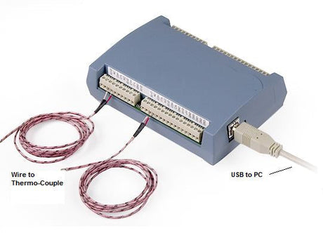 8 Channels Computerized Temperature Monitor with Software - EQ-USB-TC-LD - Thasar Store