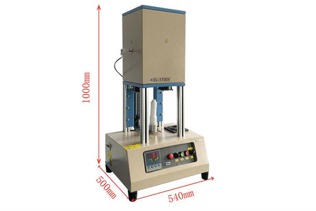 1700 Compact Bottom Loading Furnace ( L4 x W4 x H6") For Fast Heating / Cooling - KSL-1700X-B-S - Thasar Store