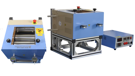 8" Width PTFE Rolling Press w/ Digital Pressure Display for Lithium Lamination - MSK-HRP-04C-PTFE - Thasar Store