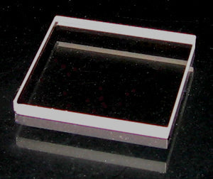 Zero Diffraction Plate for XRD sample: 30 x 30 x 2.5 mm, 2sp, SiO2 Crystal - ZeroSO303025S2 - Thasar Store